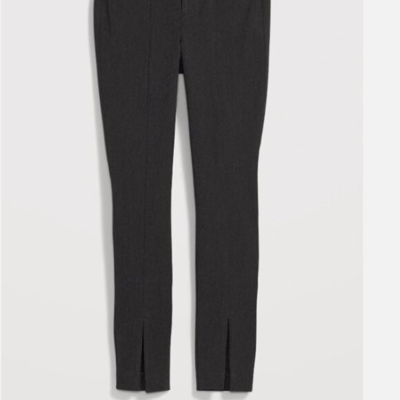 Old Navy Pixie High-Waisted Heathered Split-Front Skinny Pant, size 16 - Picture 3 of 5